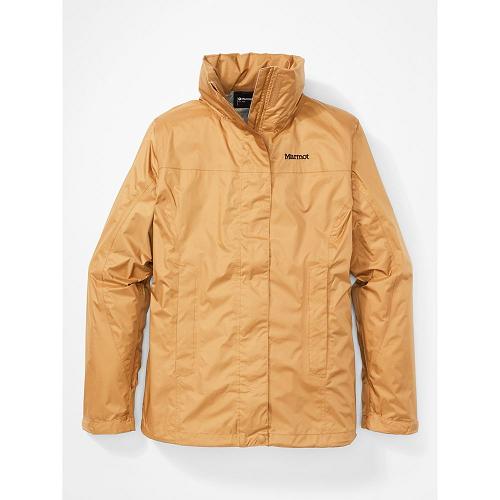 Marmot PreCip Eco Jackets - Womens Rain Jacket Yellow CA1463890 Canada